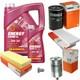 Mahle Inspection Set 6l Mannol 5w-30 Energy Combi Ll Pour Audi Cabriolet 2.3 E