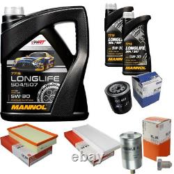 Mahle Inspection Set 7L mannol 5W-30 Longlife pour de Toit Audi Cabriolet 2.6