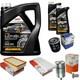Mahle Inspection Set 7l Mannol 5w-30 Longlife Pour De Toit Audi Cabriolet 2.6