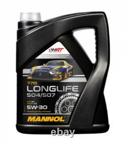 Mahle Inspection Set 7L mannol 5W-30 Longlife pour de Toit Audi Cabriolet 2.6