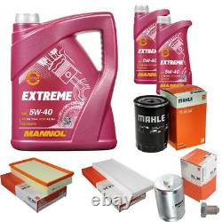 Mahle Inspection Set 7L mannol 5W-40 Extreme pour Audi Cabriolet 2.6 2.0 E 2.8