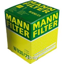 Mann-Filter Inspection Set 6L mannol extreme 5W-40 pour Audi Cabriolet 2.6 2.8