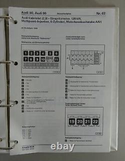 Manuel D'Atelier Électrique Schémas de Câblage Audi Coupé Incl. S2 / Cabrio 1994