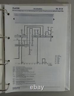 Manuel D'Atelier Électrique Schémas de Câblage Audi Coupé Incl. S2 / Cabrio 1994