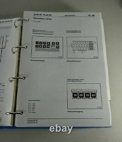 Manuel D'Atelier Électrique / Schémas de Câblage Audi Coupé Incl. S2 / Cabrio 92