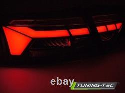 Plein LED Lightbar Feux pour Audi A5 Coupé Cabriolet Sportback 11- Rouge/Chrome