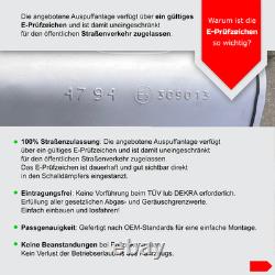 Pot d'échappement pour Audi TT 1.8 T Turbo 1998-2006 Coupé Cabriolet silencie