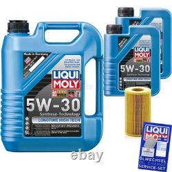 Révision D'Filtre LIQUI MOLY Huile 7L 5W-30 pour Audi A5 Cabriolet 8F7