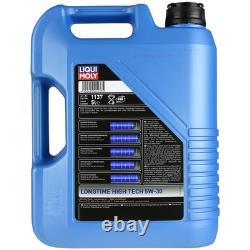 Révision D'Filtre LIQUI MOLY Huile 7L 5W-30 pour Audi A5 Cabriolet 8F7