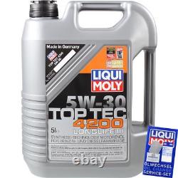 Révision Filtre LIQUI MOLY Huile 6L 5W-30 pour Audi Cabriolet 8G7 B4