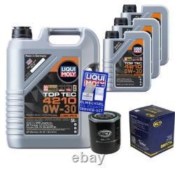 SCT Filtre À Huile 8 L Liqui Moly Top Tec 4210 0W-30 Pour Audi Cabriolet 2.6
