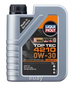 SCT Filtre À Huile 8 L Liqui Moly Top Tec 4210 0W-30 Pour Audi Cabriolet 2.6