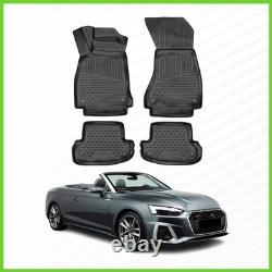 Tapis en Caoutchouc Compatible Avec Audi A5 F5 Coupé Cabriolet Depuis 2016+